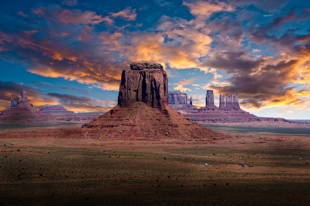 Abends im Monument Valley