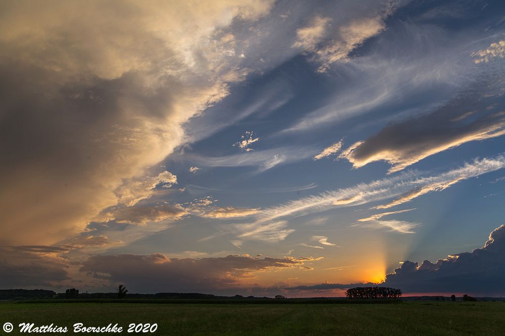 Abends im Moor