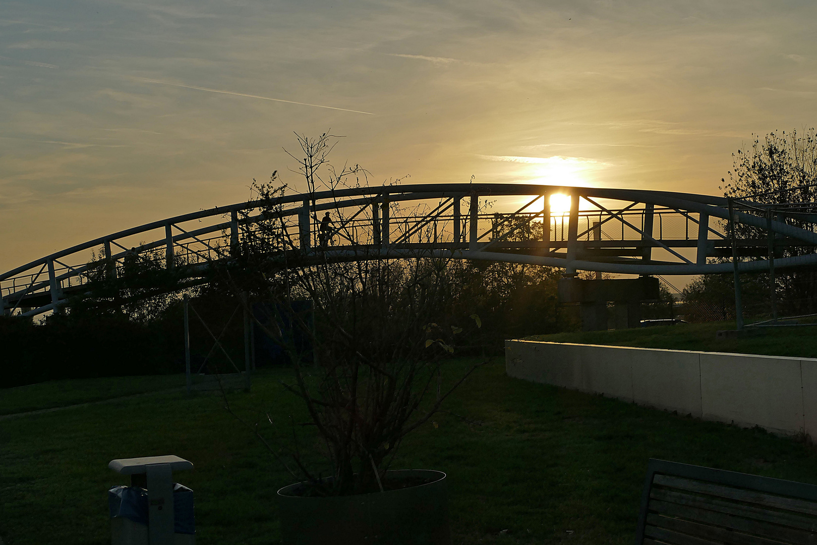 abends im Neulandpark (5. und letzte Aufnahme)