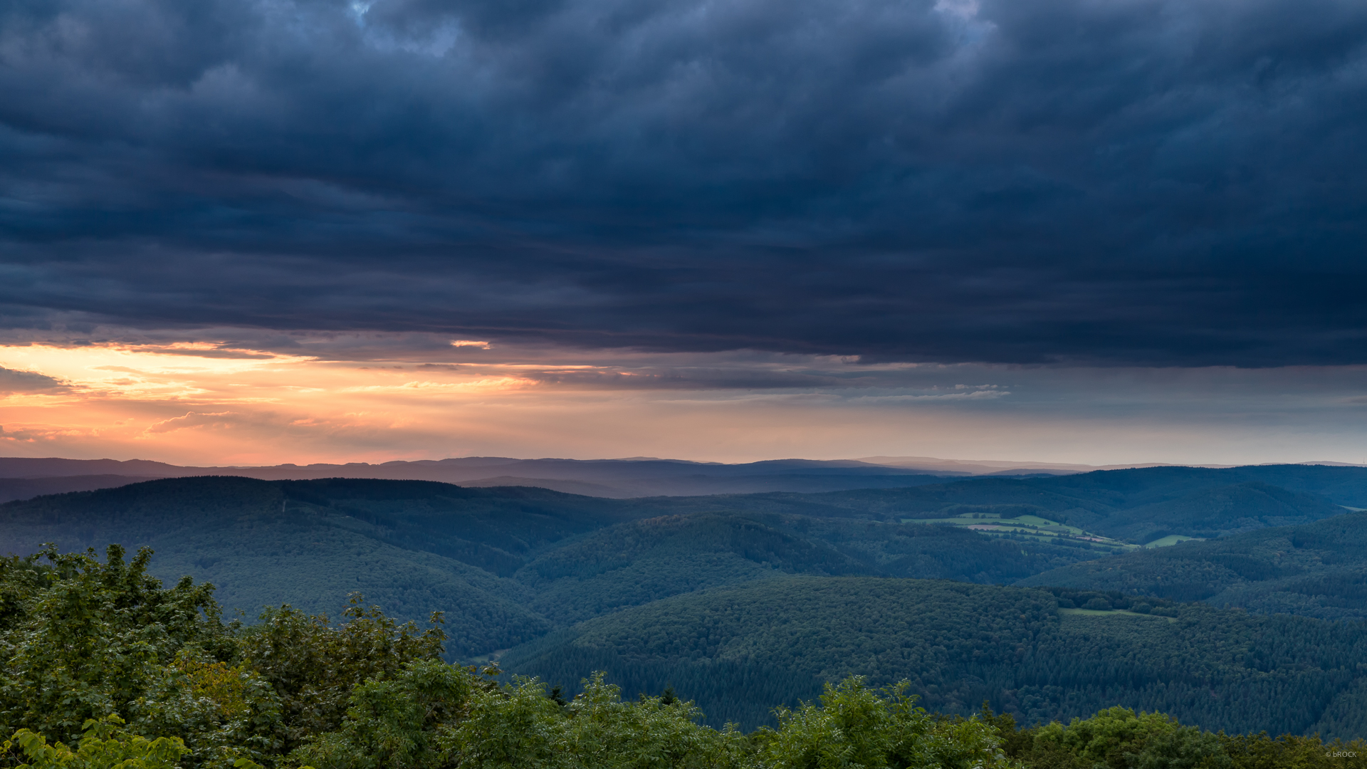 Abends im Odenwald...