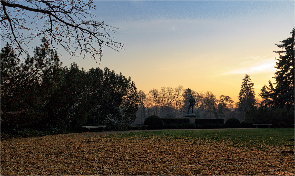 - Abends im Park -