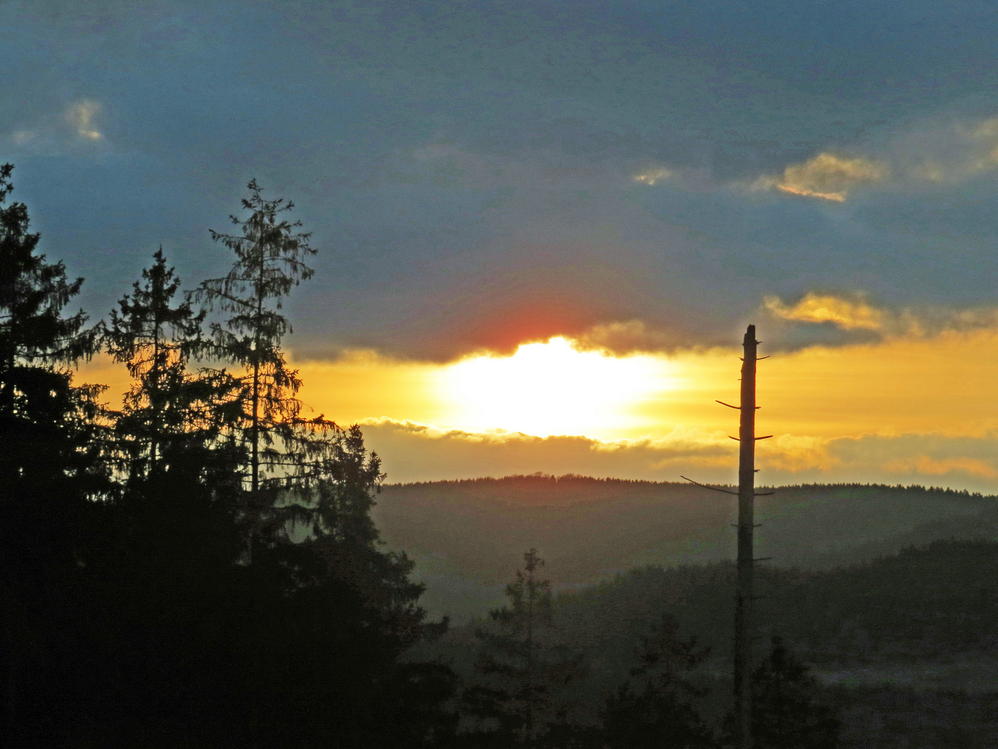 Abends im Rothaargebirge