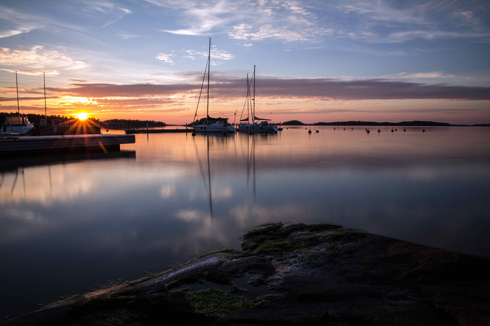 Abends im Schärengürtel vor Turku