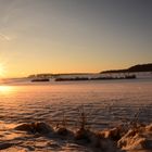 Abends im Schnee in Niederwallmenach