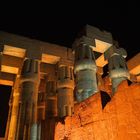 Abends im Tempel von Luxor...