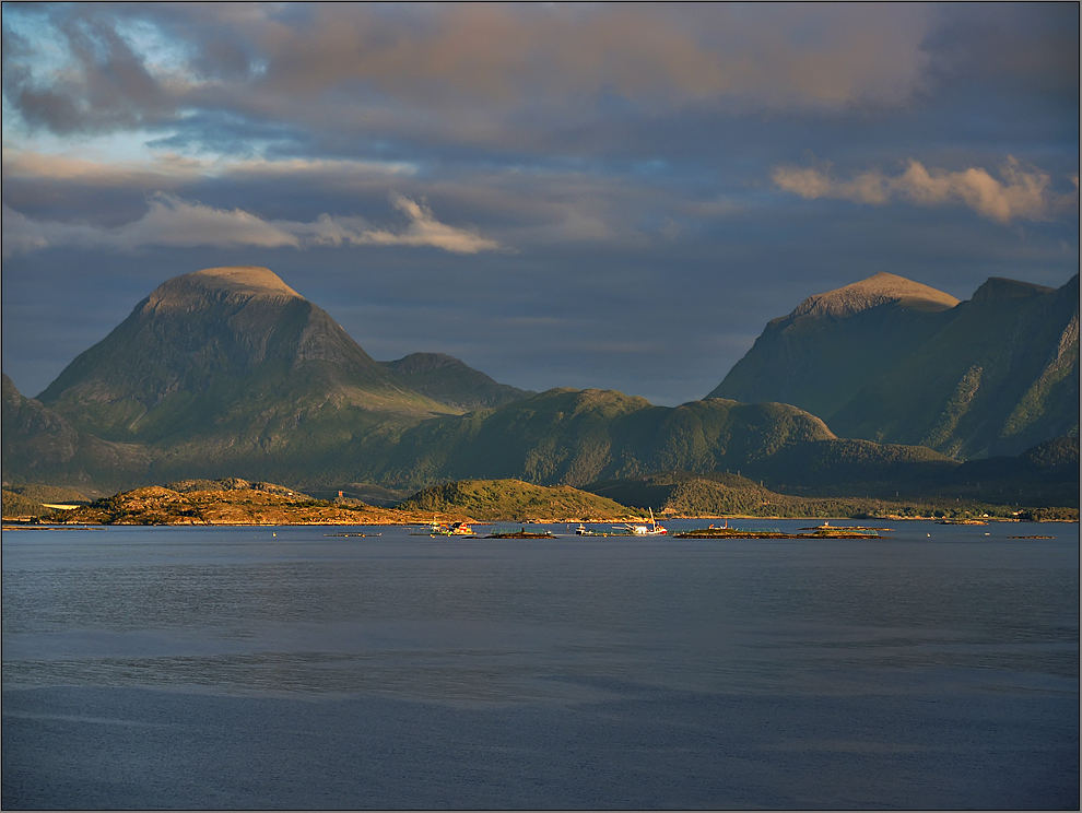 Abends im Trondheimfjord