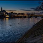 Abends im vorweihnachtlichen Basel