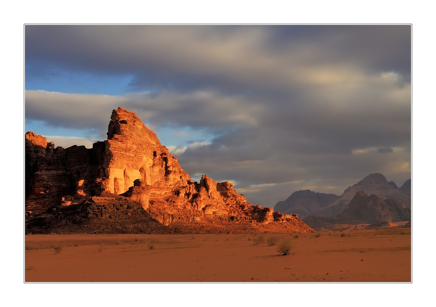 Abends im Wadi Rum