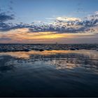 Abends im Watt von Cuxhaven...