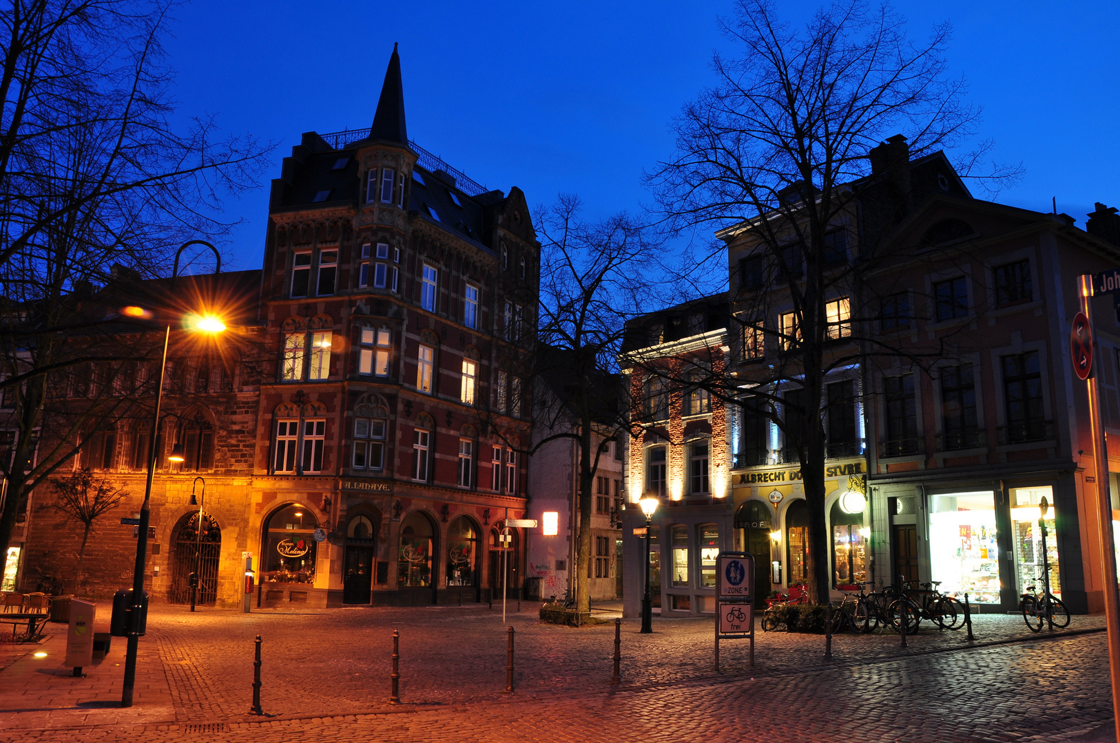 Abends in Aachen