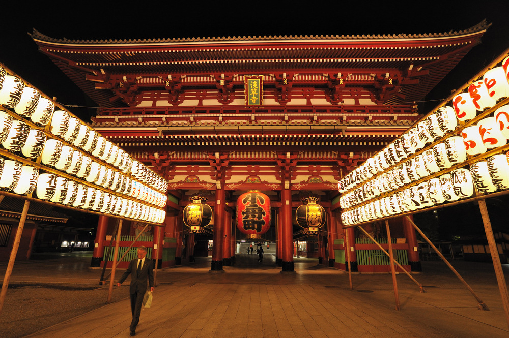 Abends in Asakusa