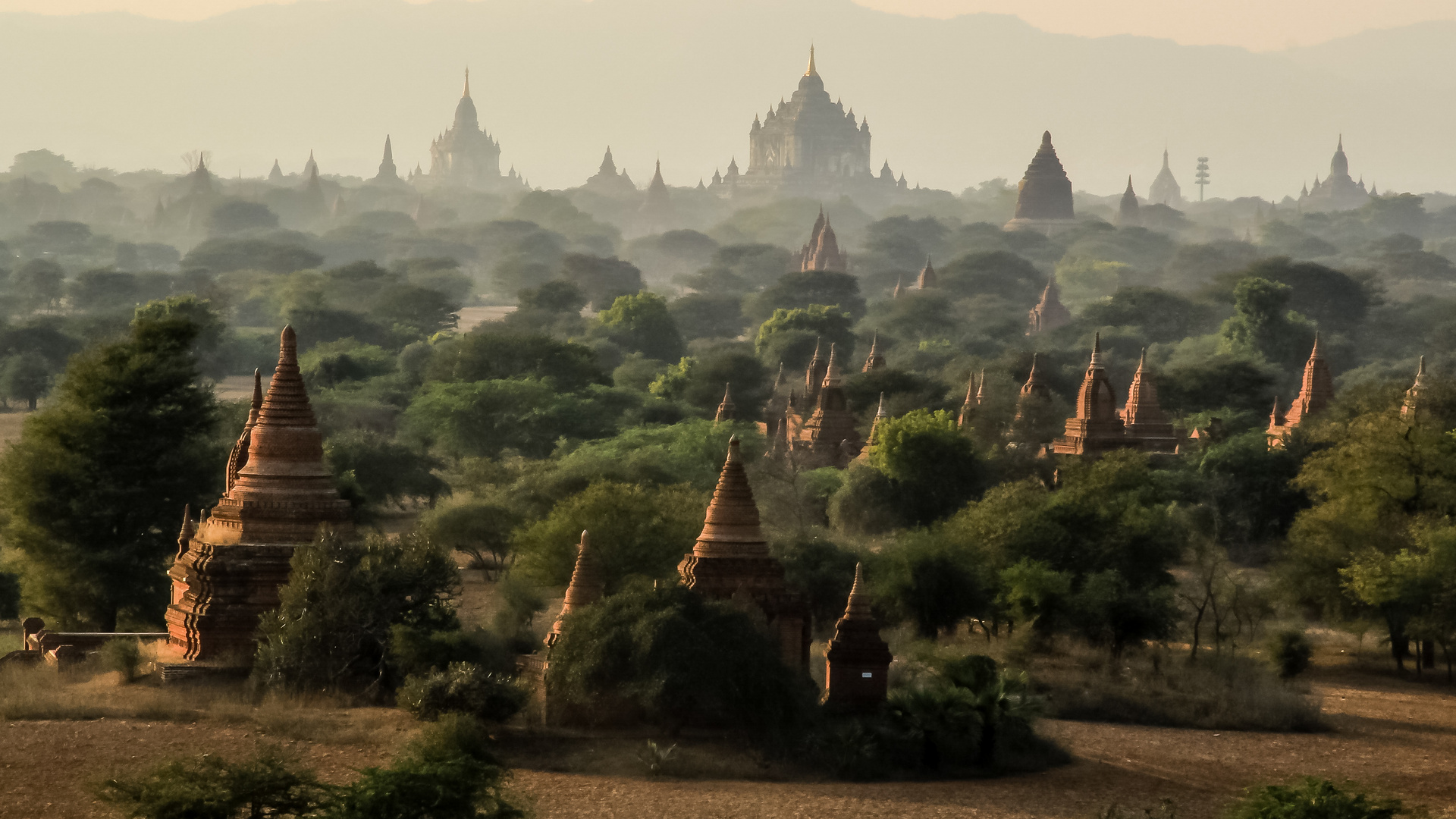Abends in Bagan