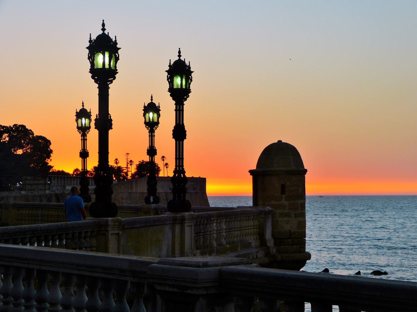 Abends in Cádiz