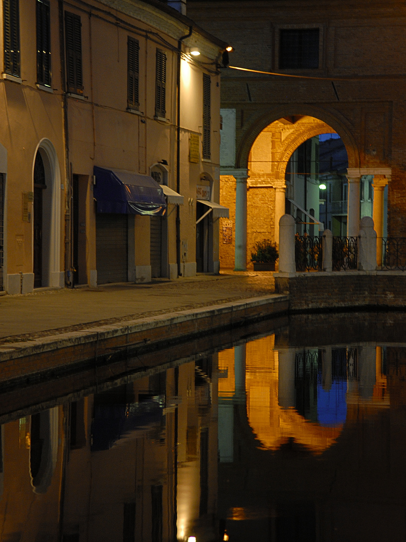 Abends in Comacchio