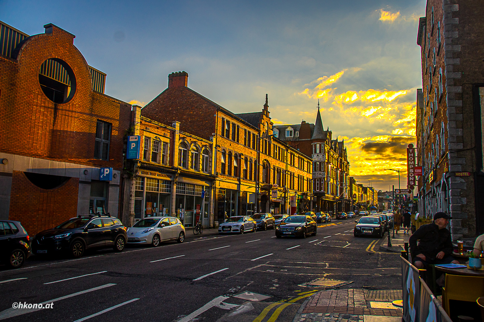 Abends in Cork, Irland