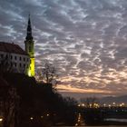 Abends in Decin (Tschechien)