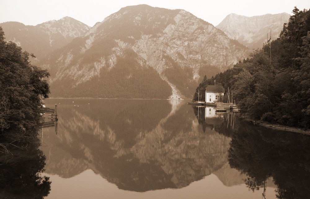 Abends in den Alpen