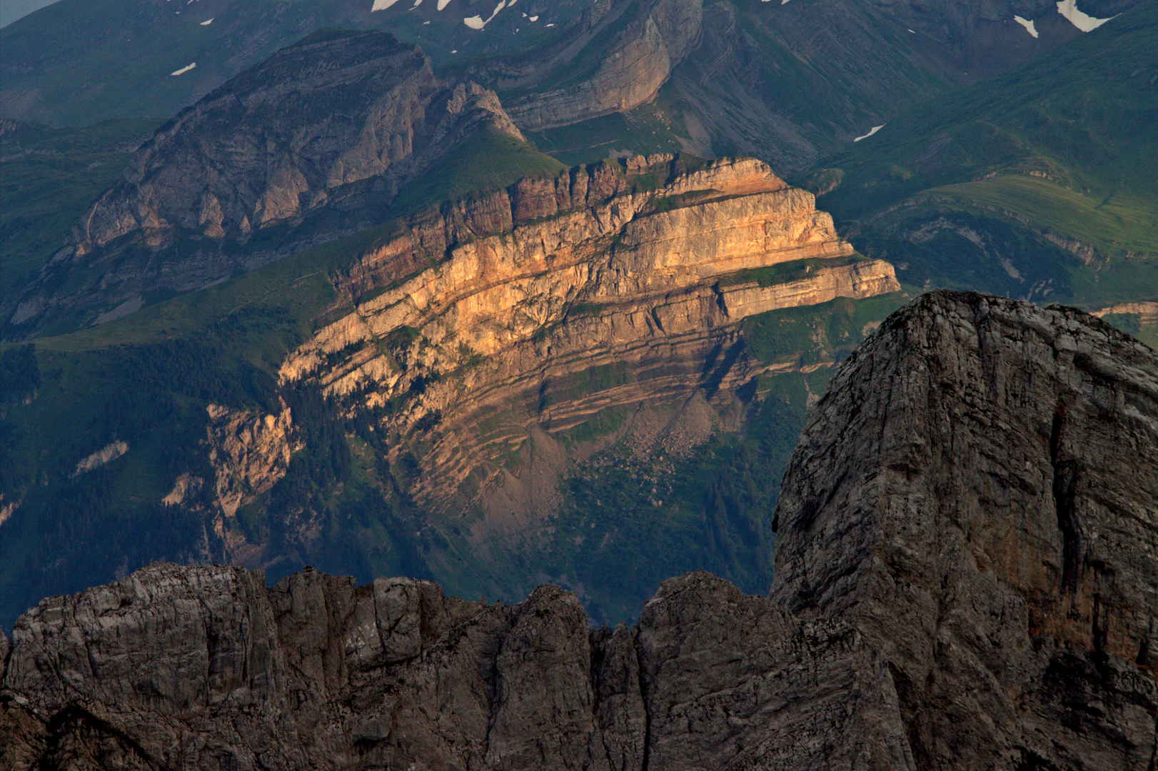 Abends in den Appenzeller Alpen