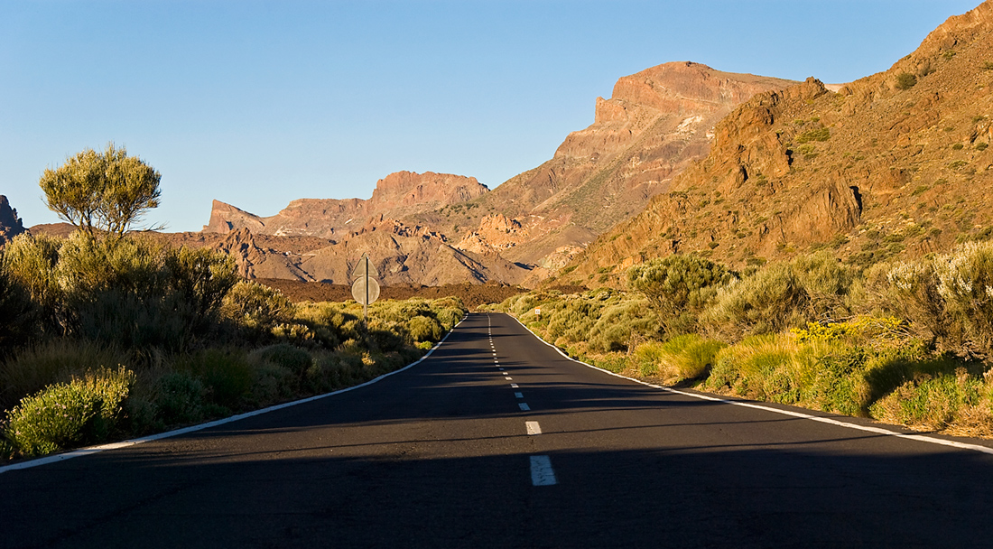 Abends in den Canadas del Teide