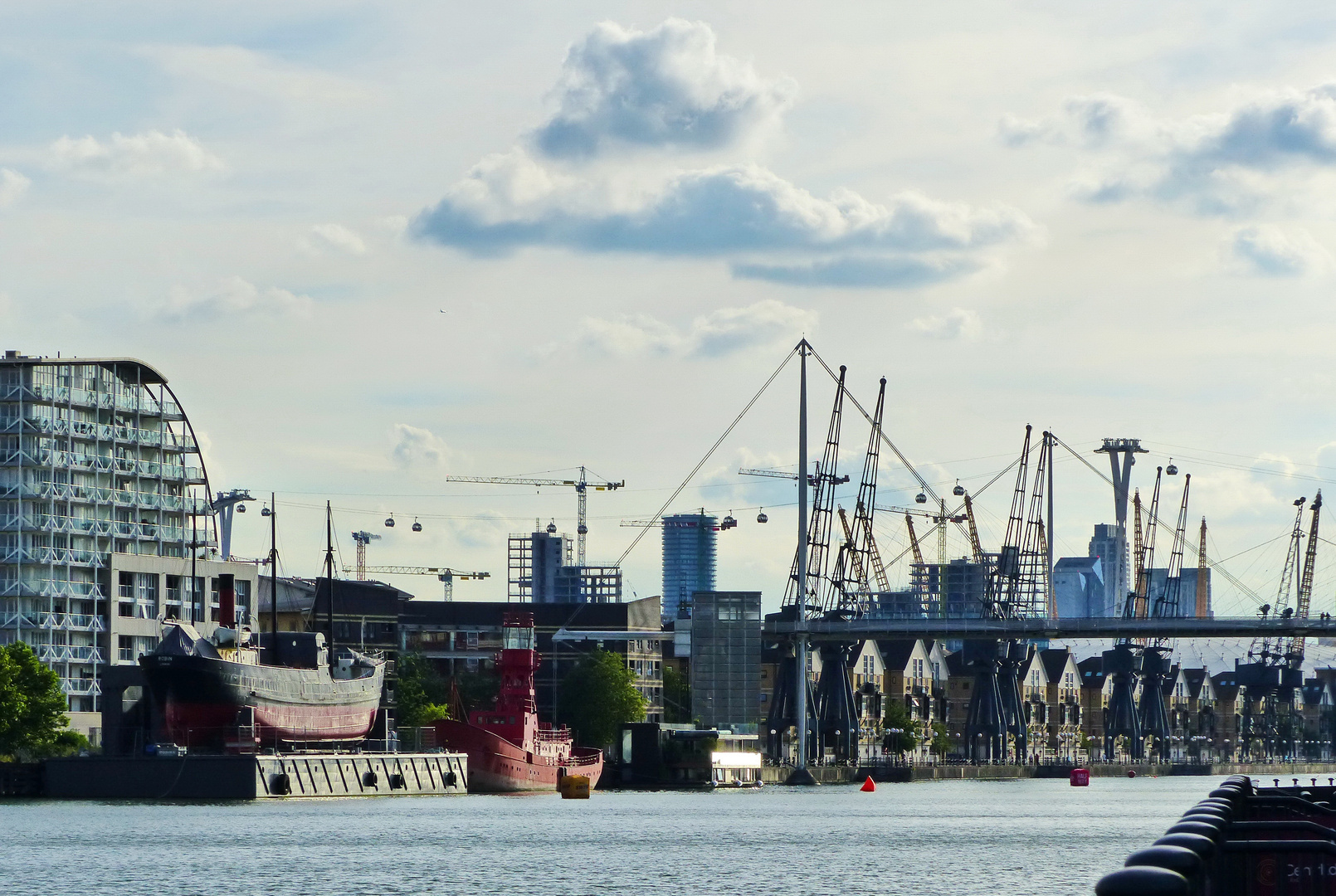 Abends in den Docklands