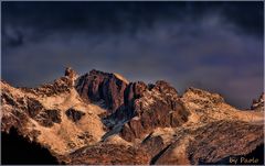 Abends in den Dolomiten