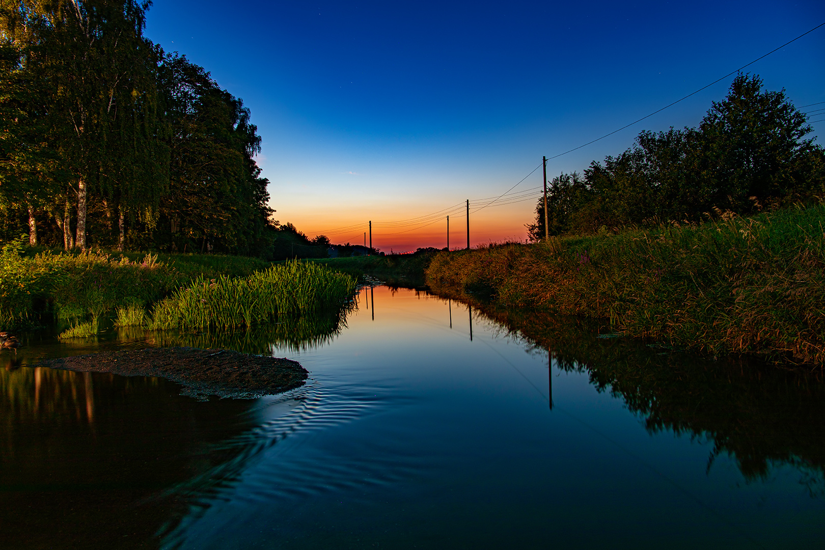 Abends in der Bode...