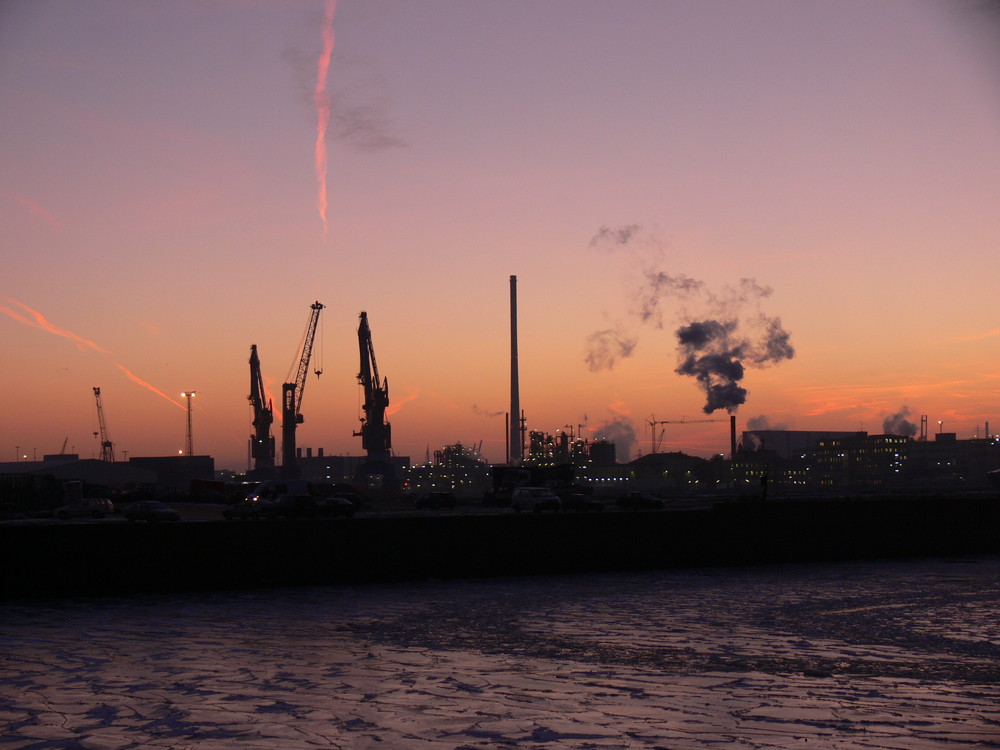 Abends in der Hafencity