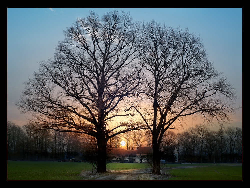 Abend's in der Lausitz