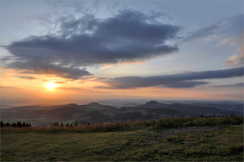 Abends in der Rhön... -2-