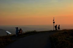 Abend`s in der Rhön