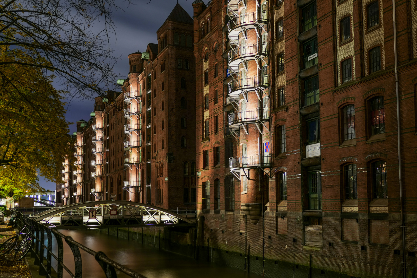 Abends in der Speicherstadt