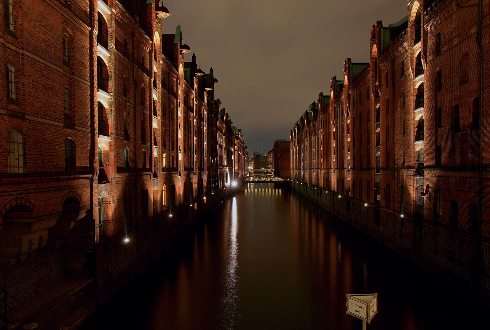 Abends in der Speicherstadt