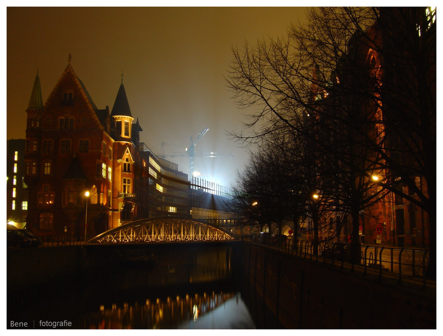 Abends in der Speicherstadt...