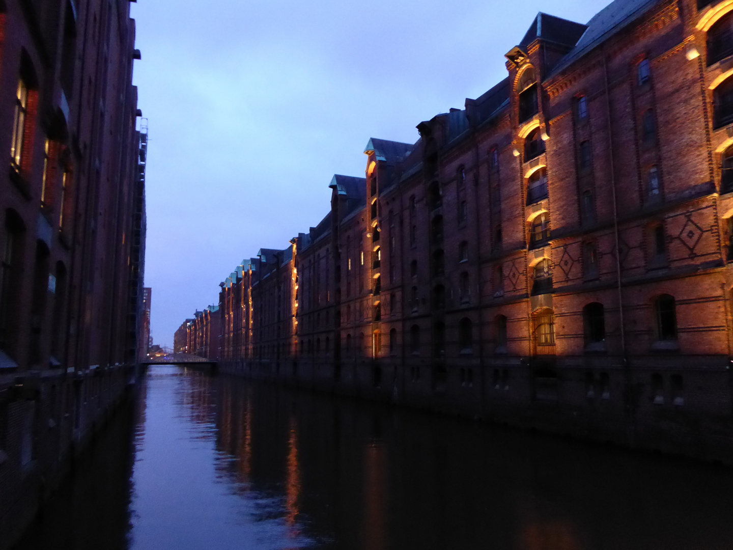 abends in der Speicherstadt