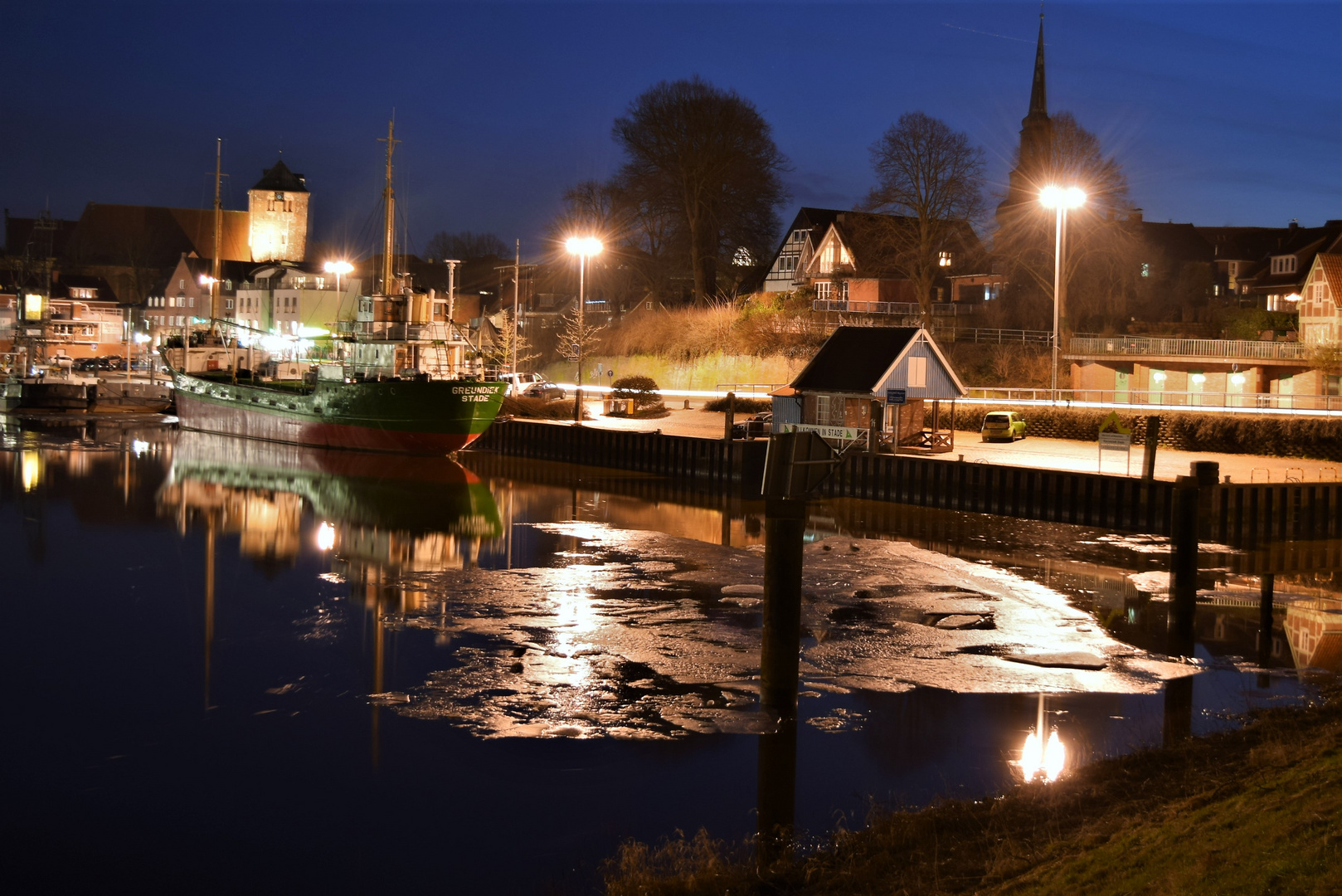 Abends in der Stadt