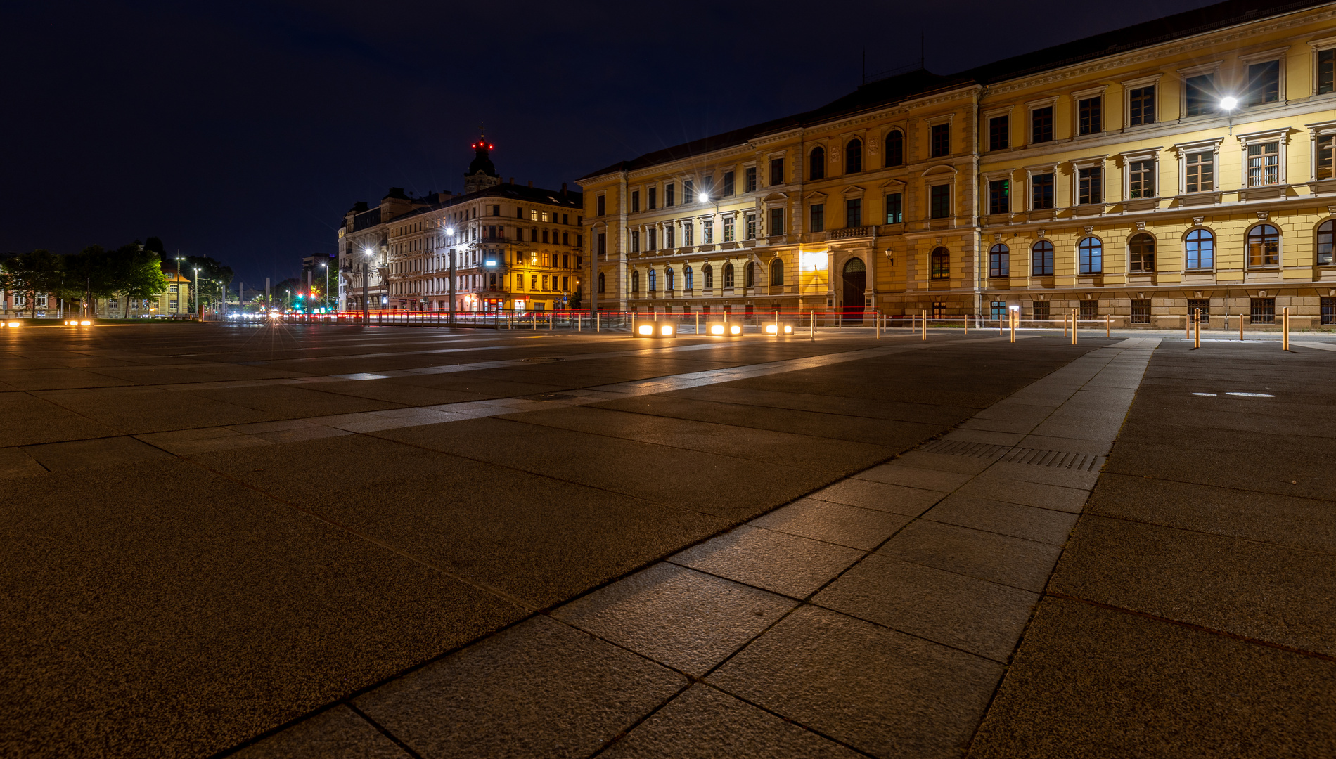 abends in der Stadt