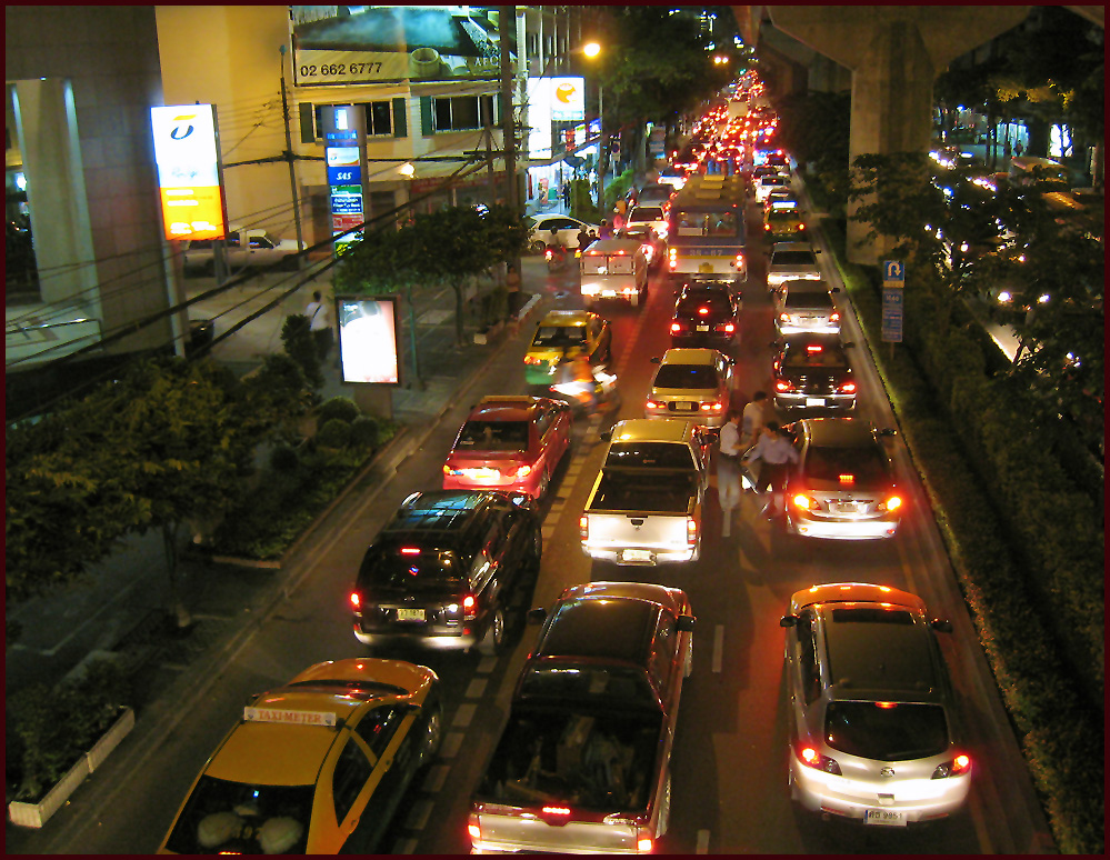 abends in der stadt- Bangkok 2009
