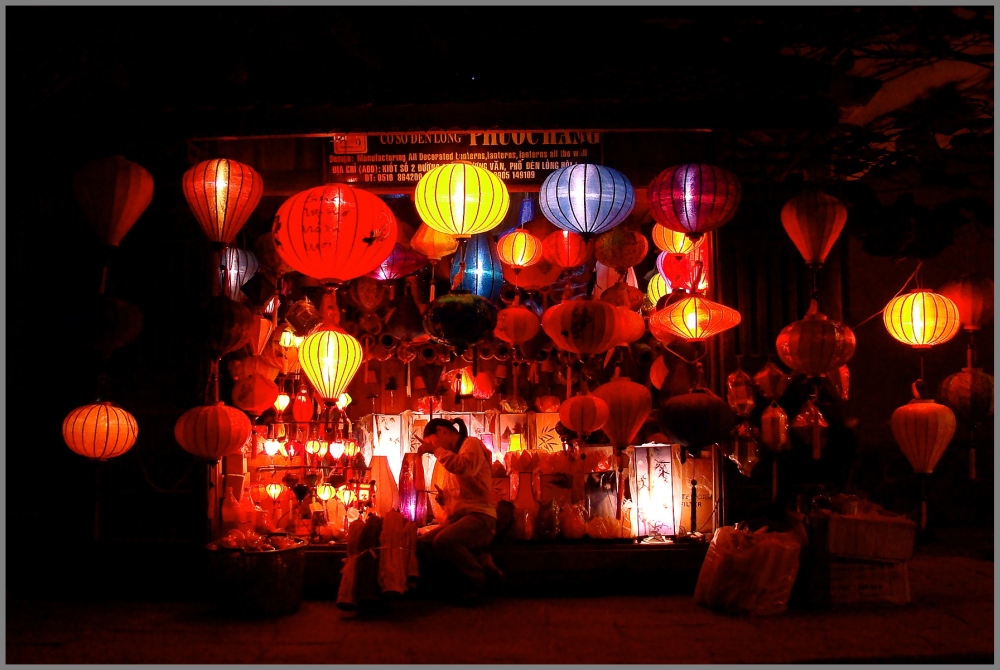 Abends in der Stadt Hoi An