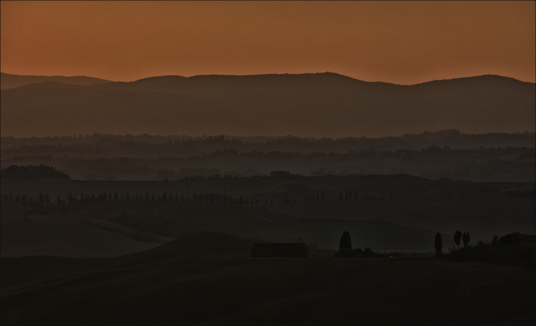 abends in der Toscana