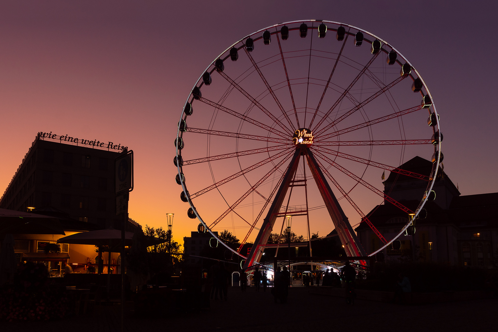 Abends in Dresden