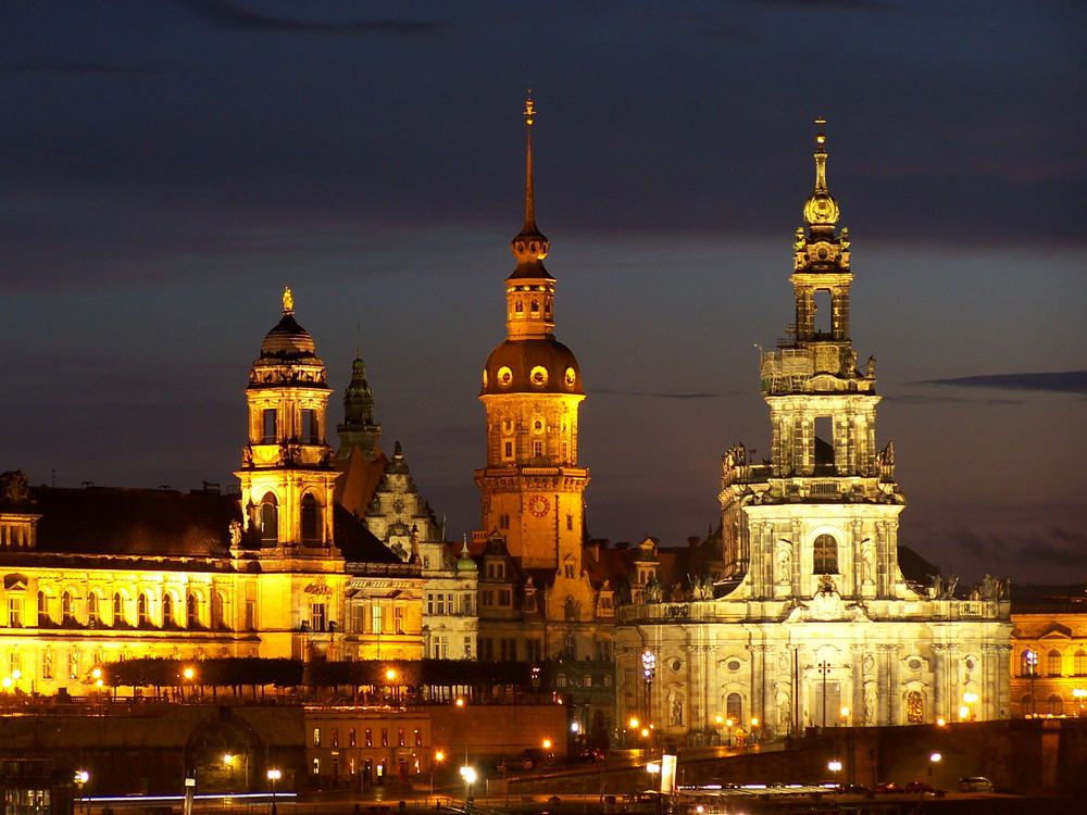 abends in Dresden