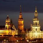 abends in Dresden