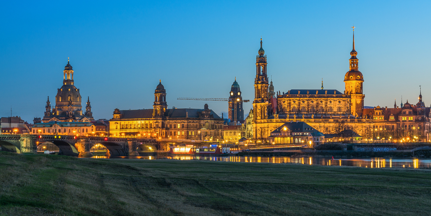 Abends in Dresden