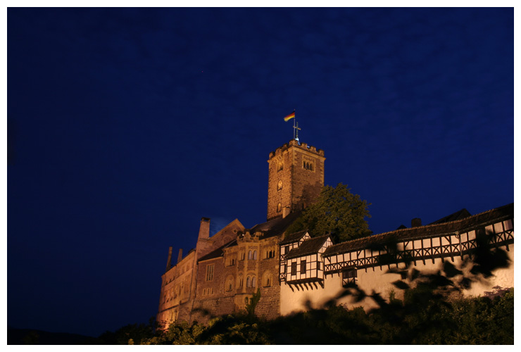 Abends in Eisenach - Wartburg (1)