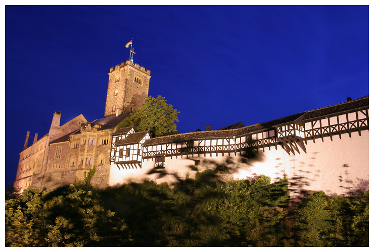 Abends in Eisenach - Wartburg (2)