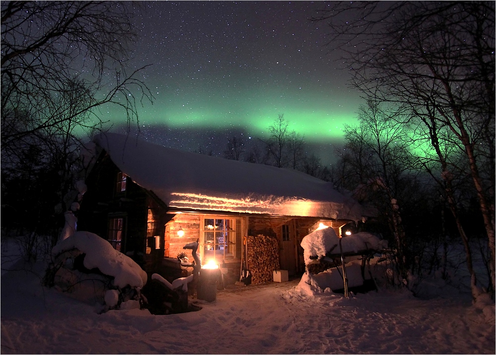 abends in enontekiö