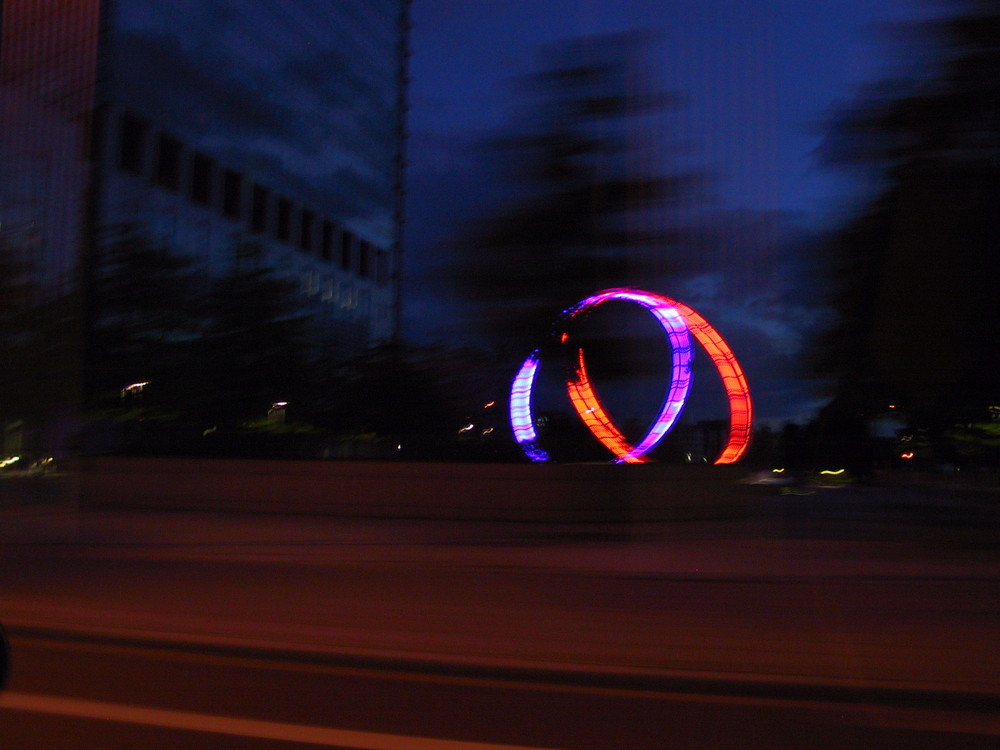 abends in Frankfurt