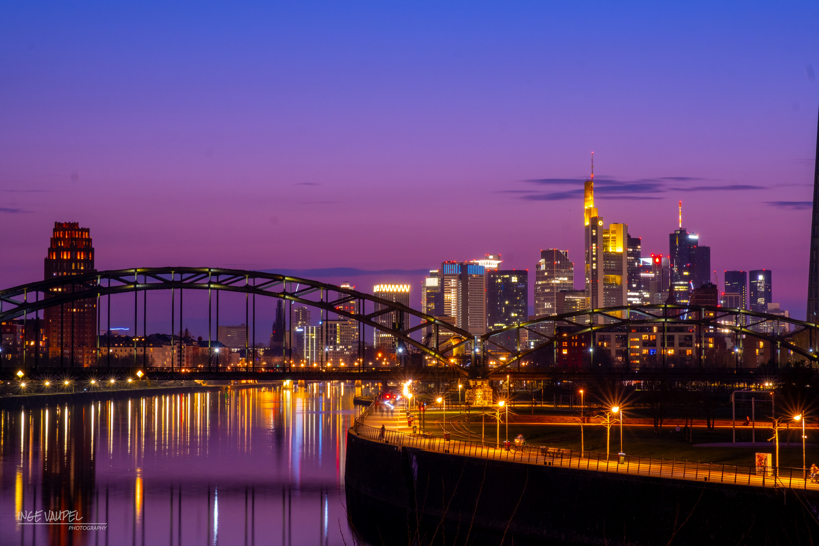 Abends in Frankfurt