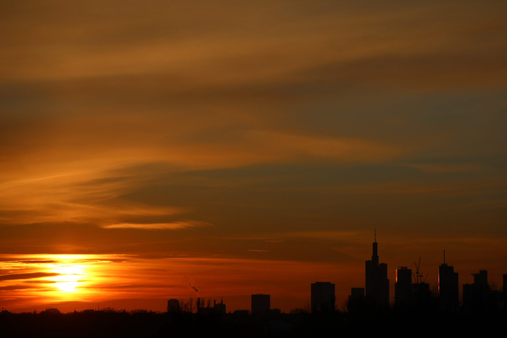 Abends in Frankfurt