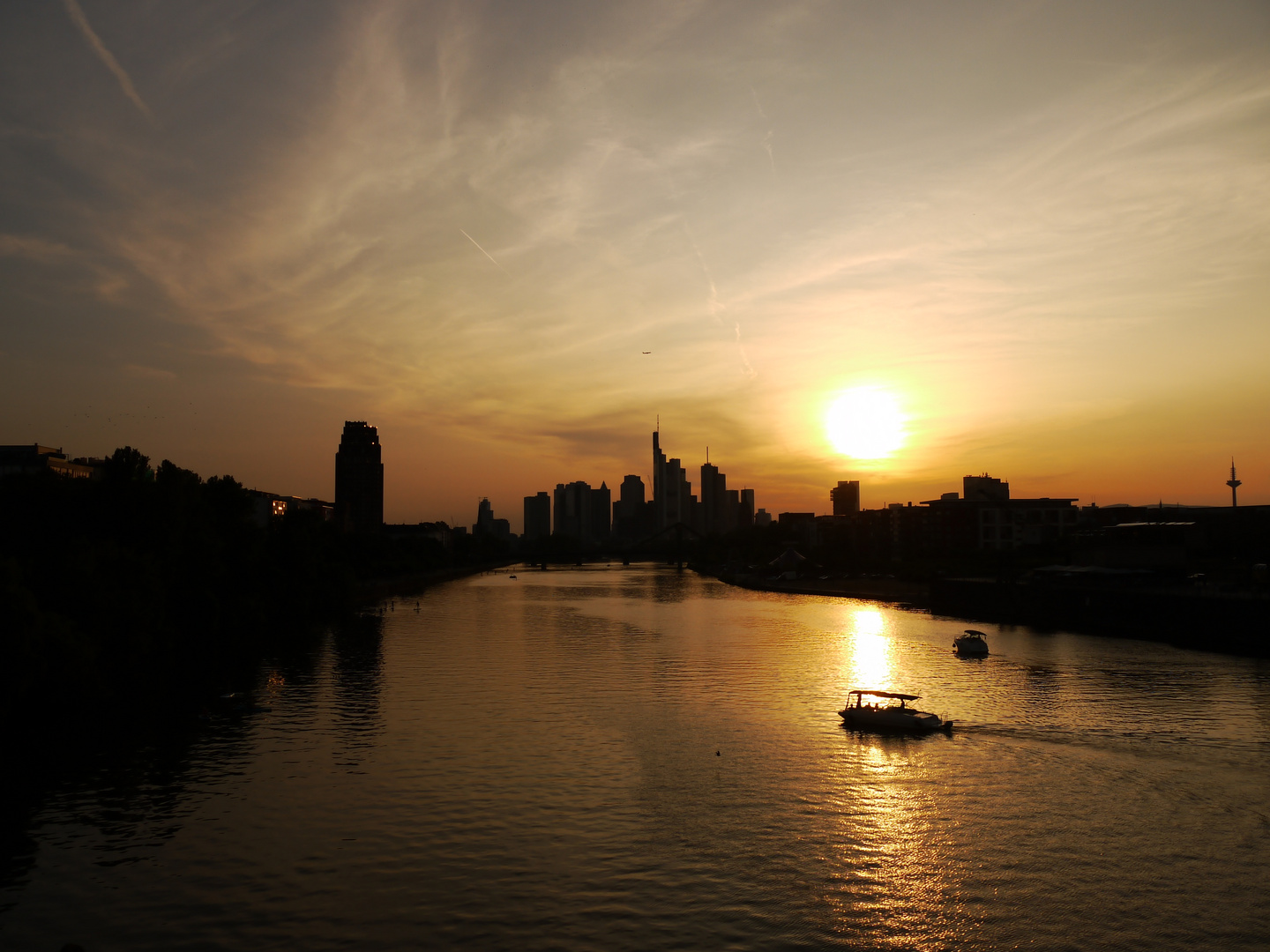 Abends in Frankfurt am Main